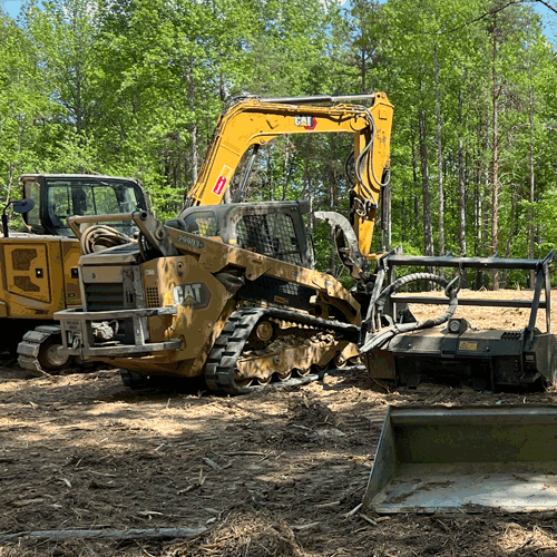 photo EarthWorx USA Equipment at Construction Site